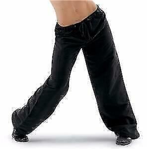 Dance Pants Urban Groove Medium Adult Black Hip Hop Jazz Cargo